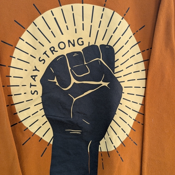 Black History Month Graphic Sweatshirt "Stay Strong" (XL) - Picture 2 of 4